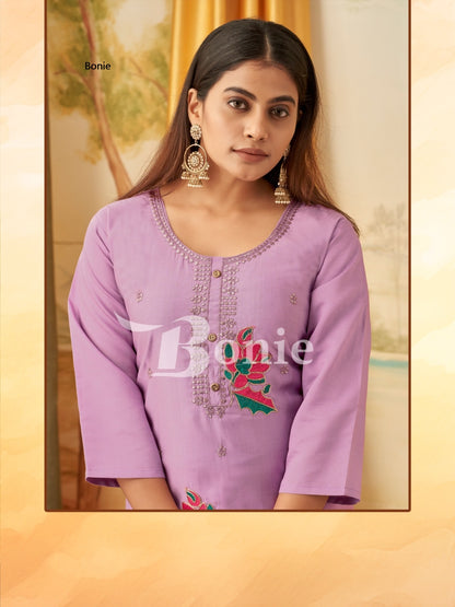 Kalki Bonie Vertigan Knee Length Kurtis Exporter Gujarat