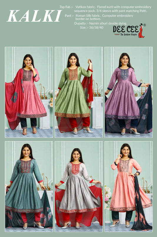 Kalki Deecee Vetican Girls Readymade Pant Suits Wholesaler Ahmedabad