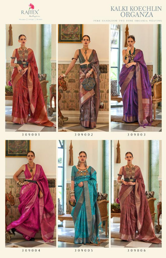 Kalki Koechlin Rajtex Organza Sarees Manufacturer