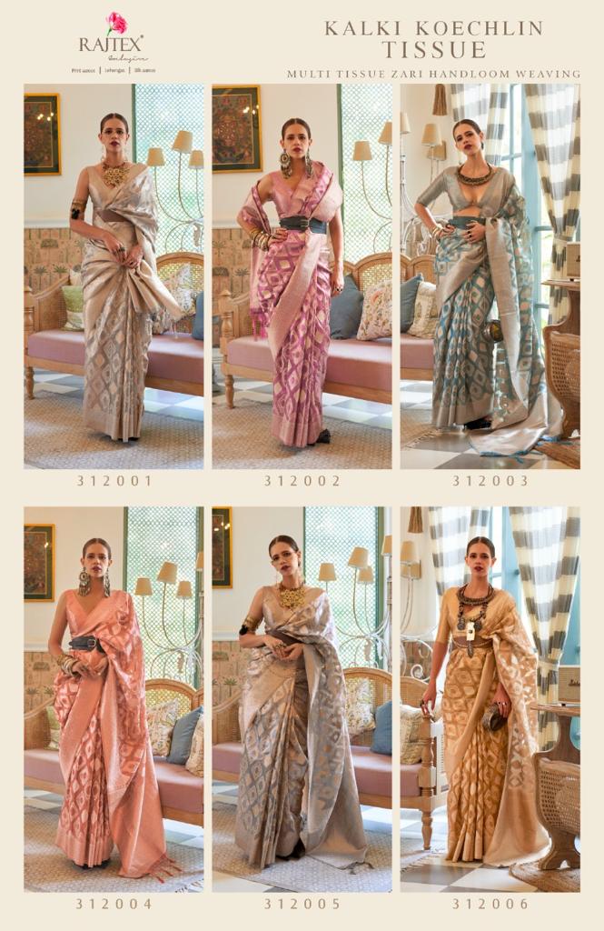 Kalki Koechlin Tissue Rajtex Handloom Weaving Sarees Exporter Gujarat
