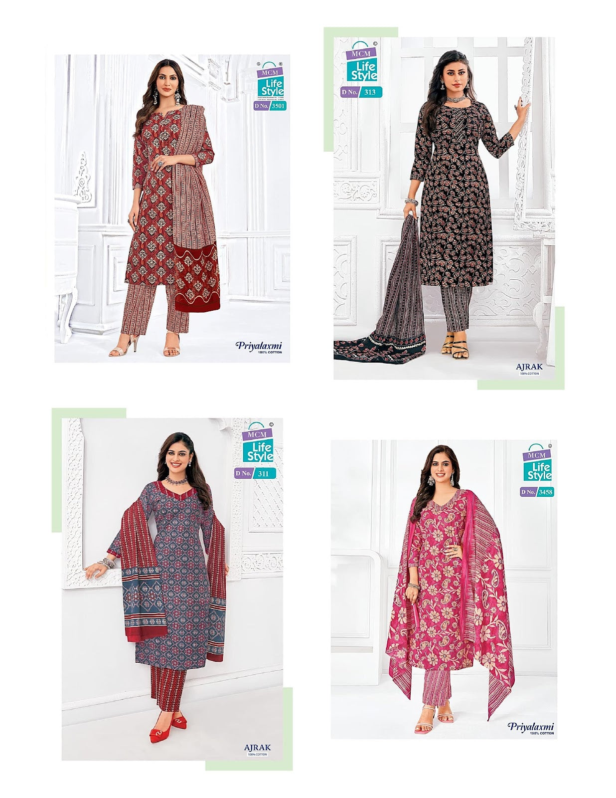 Kalki Mix Mcm Lifestyle Cotton Straight Cut Kurtis Wholesaler India