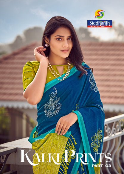 Kalki Prints Part 3 Siddhanth Handloom Sarees Wholesale Rate