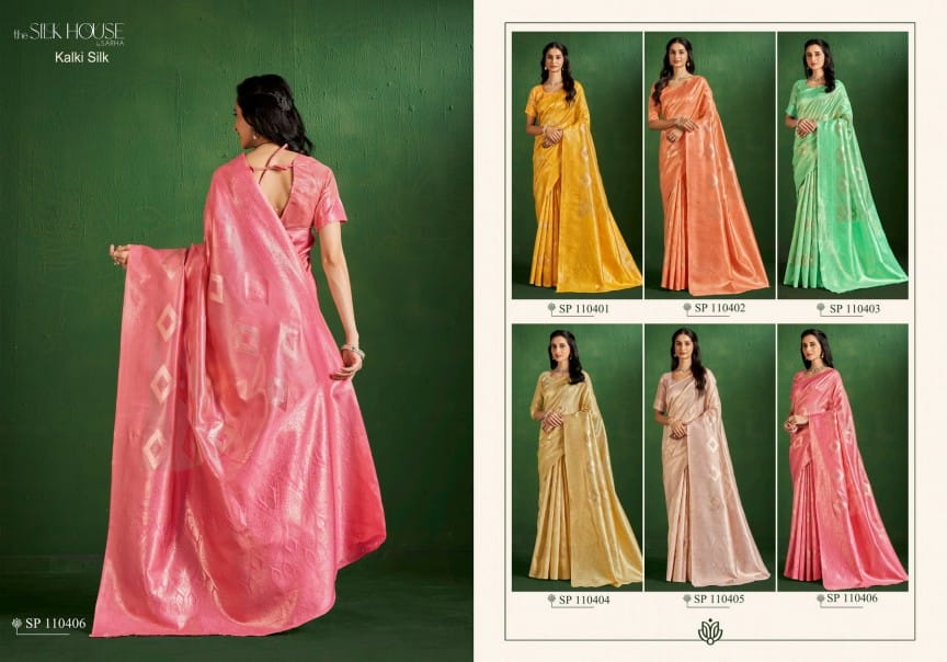 Kalki Silk Sarha Tissue Sarees Manufacturer India