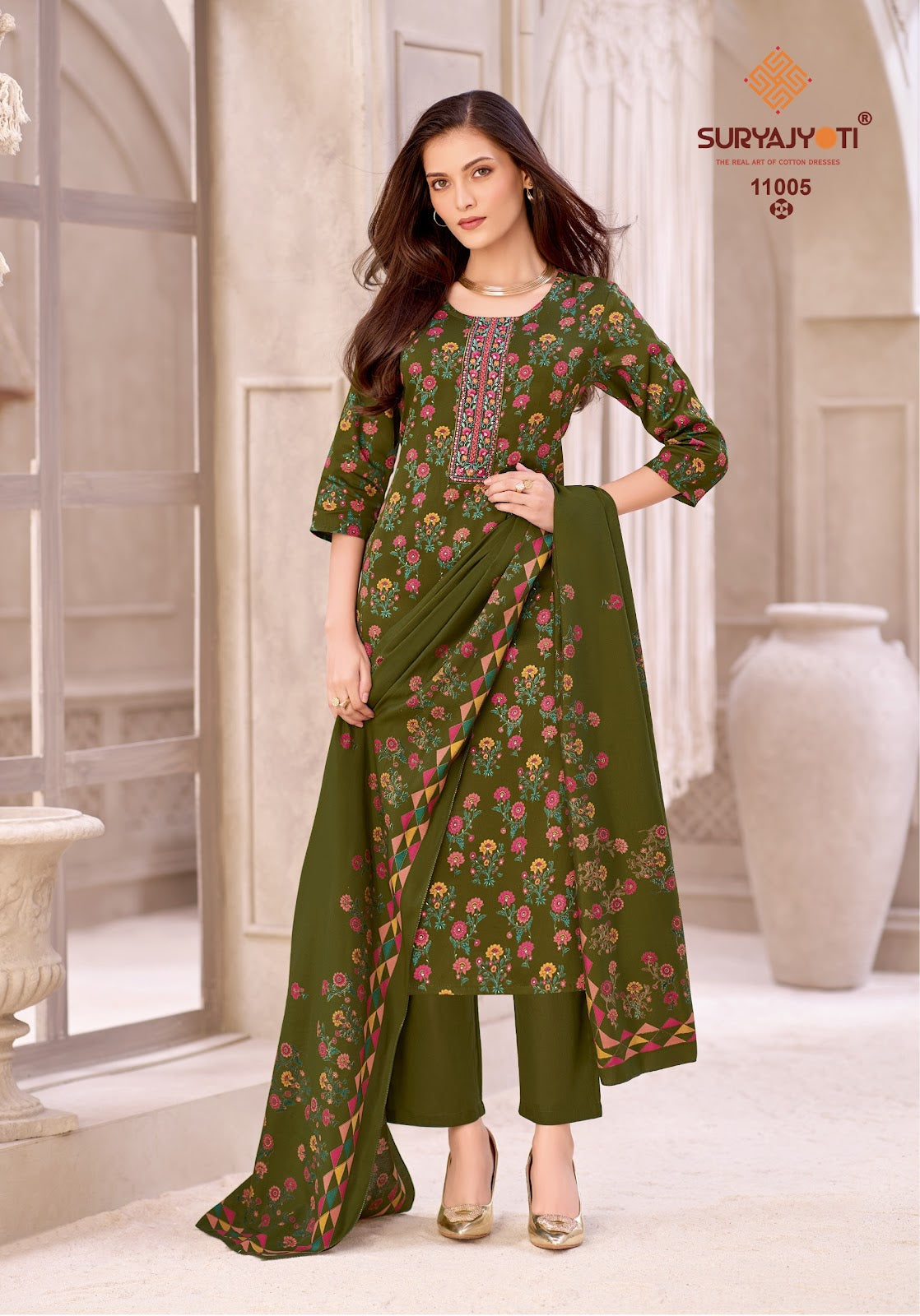 Kalki Stitch Vol 11 Suryajyoti Jam Satin Readymade Pant Style Suits Wholesale