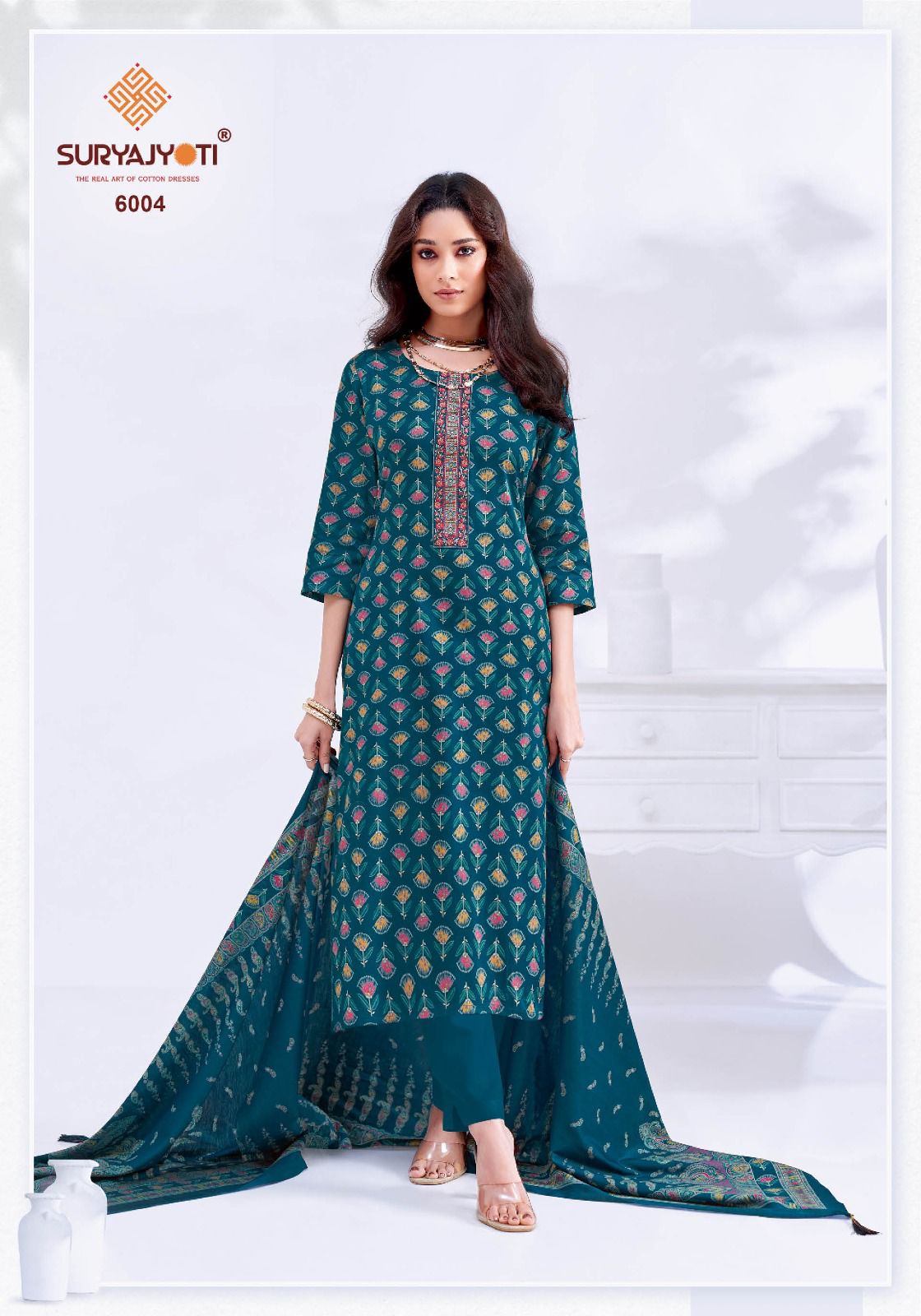 Kalki Stitch Vol 6 Suryajyoti Jaam Satin Readymade Pant Style Suits Supplier Gujarat