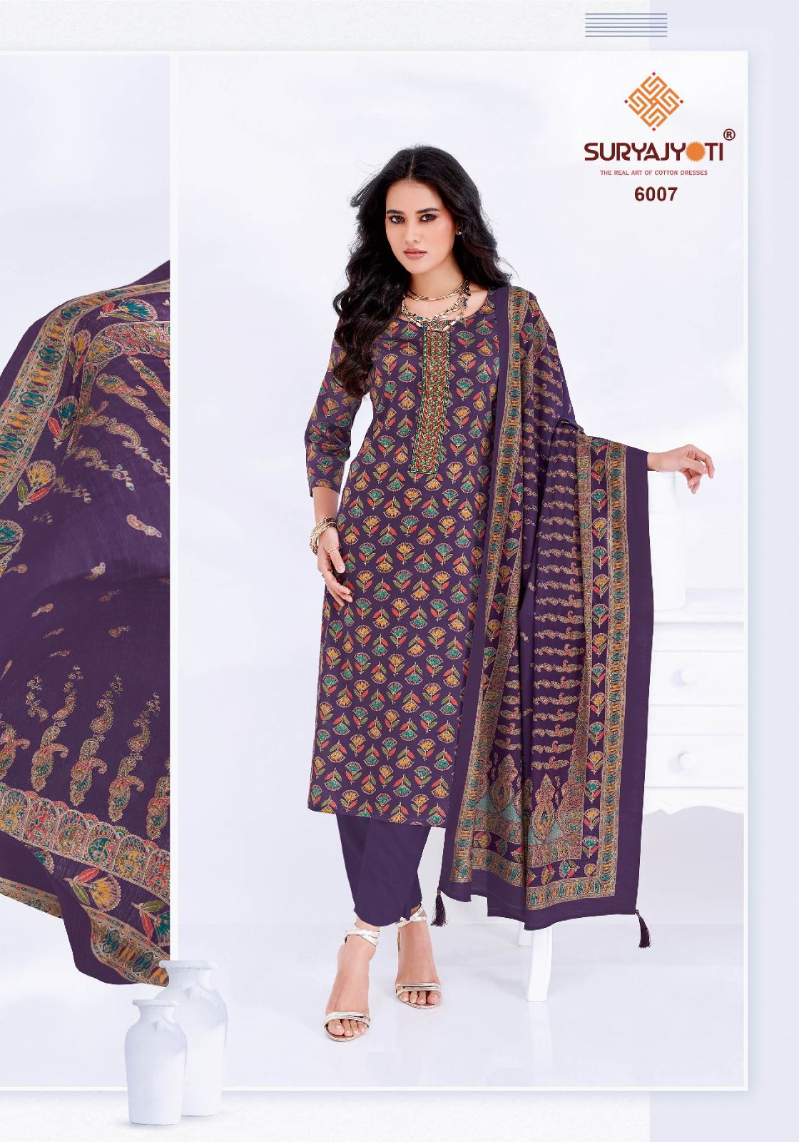 Kalki Stitch Vol 6 Suryajyoti Jaam Satin Readymade Pant Style Suits Supplier Gujarat