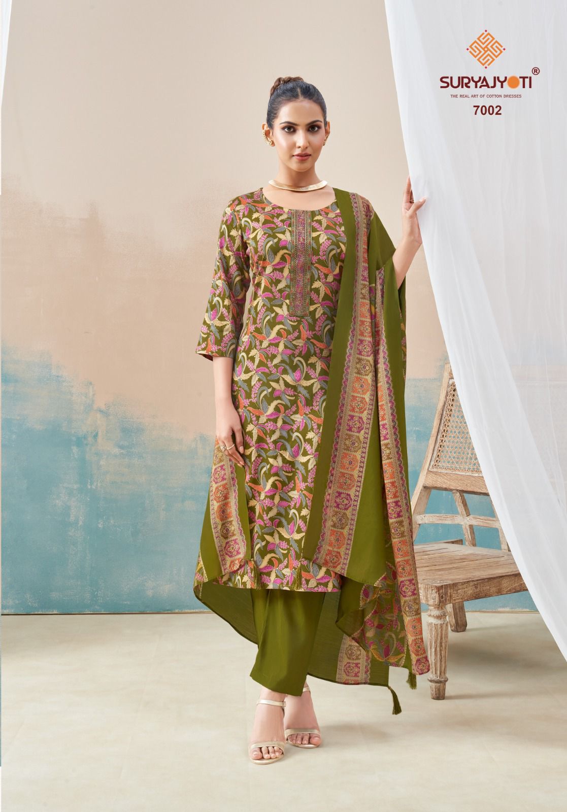 Kalki Stitch Vol 7 Suryajyoti Jaam Satin Readymade Pant Style Suits Wholesale Rate