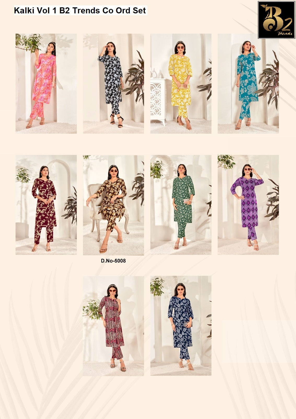 Kalki Vol 1 B2 Trends Cotton Co Ord Set Wholesaler Gujarat