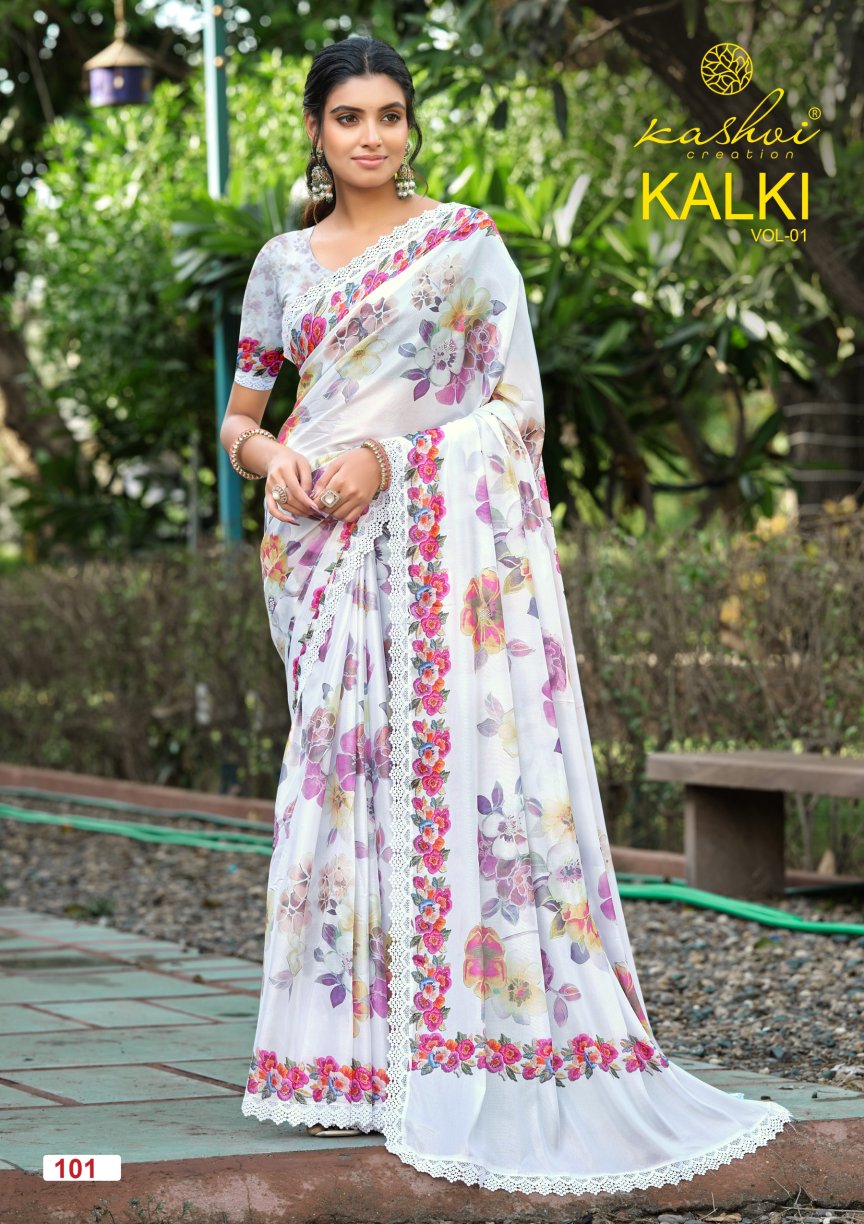 Kalki Vol 1 Kashvi Creation Sarees Manufacturer Ahmedabad