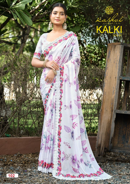 Kalki Vol 1 Kashvi Creation Sarees Manufacturer Ahmedabad