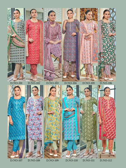 Kalki Vol 1 Sc Cotton Readymade Pant Style Suits Manufacturer