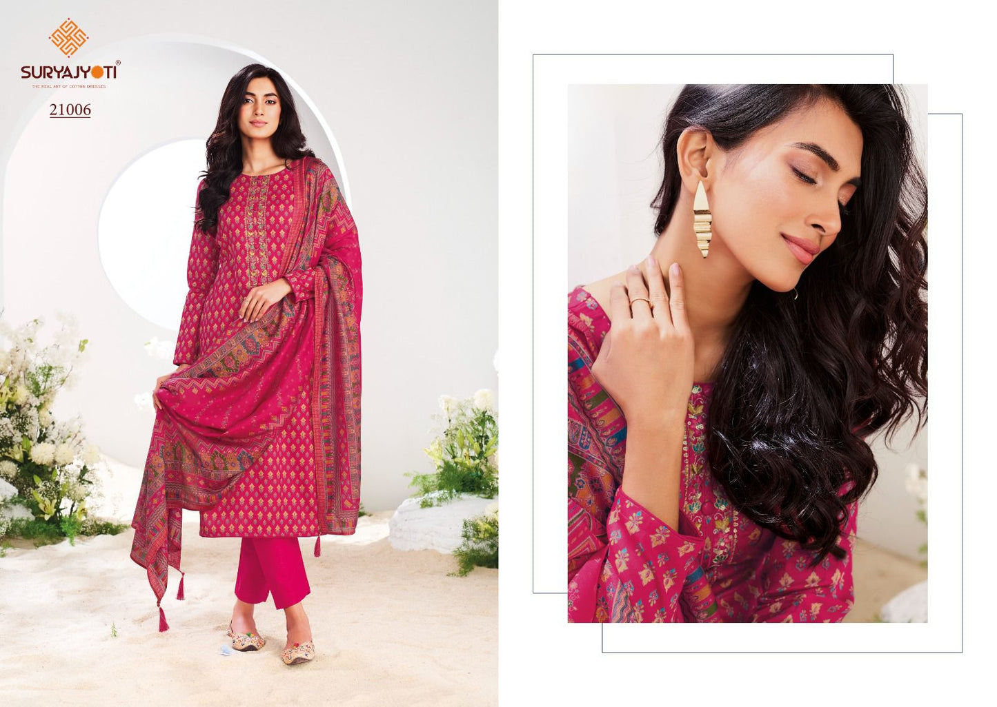 Kalki Vol 21 Suryajyoti Jaam Satin Pant Style Suits Wholesaler