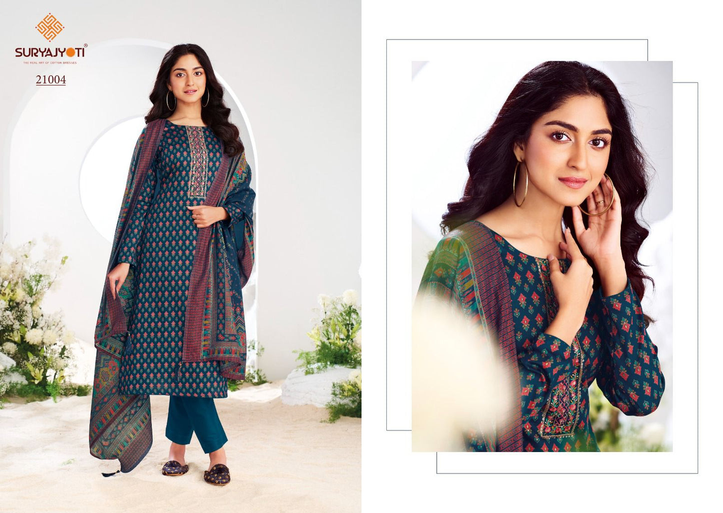 Kalki Vol 21 Suryajyoti Jaam Satin Pant Style Suits Wholesaler