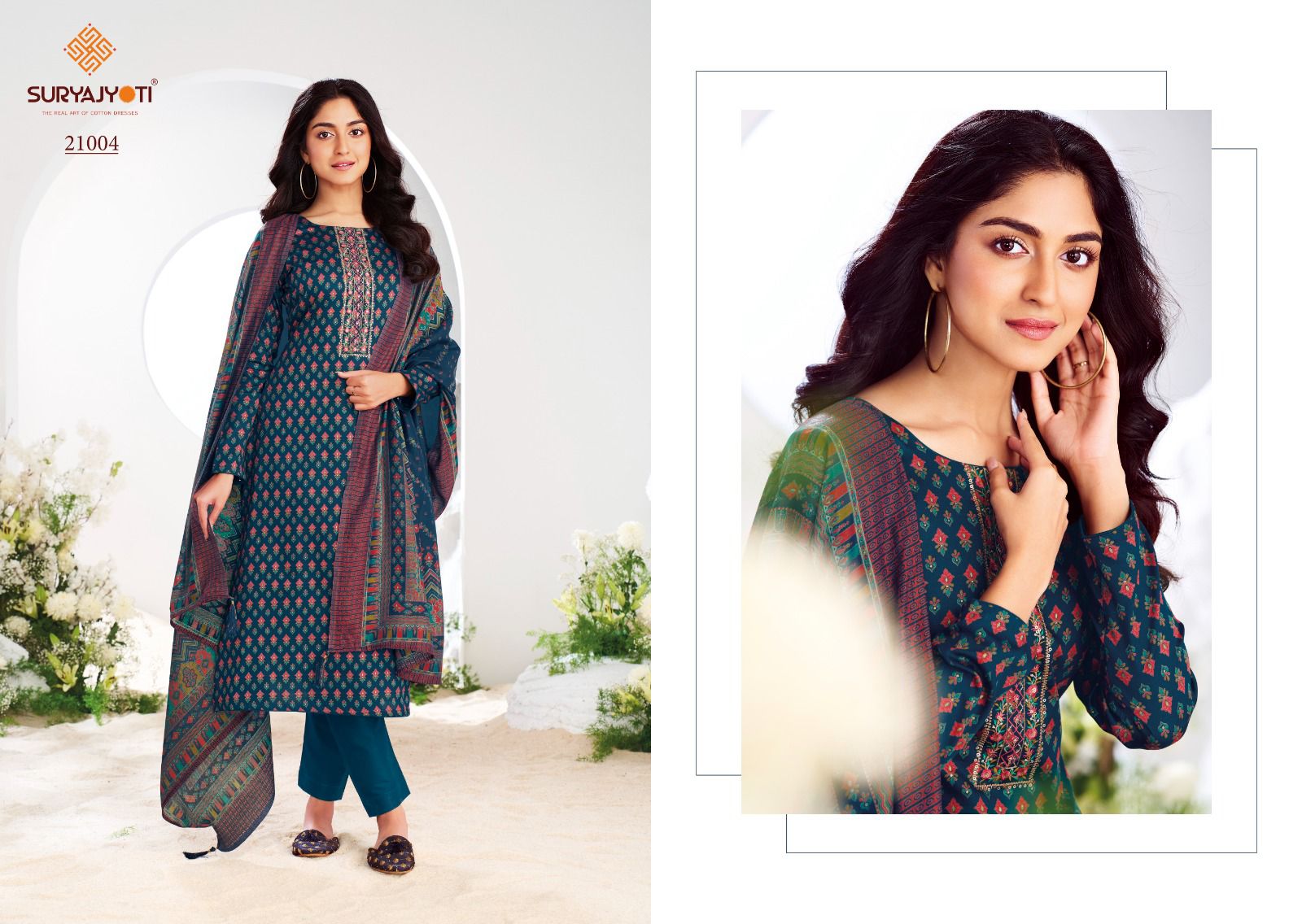 Kalki Vol 21 Suryajyoti Jaam Satin Pant Style Suits Wholesaler