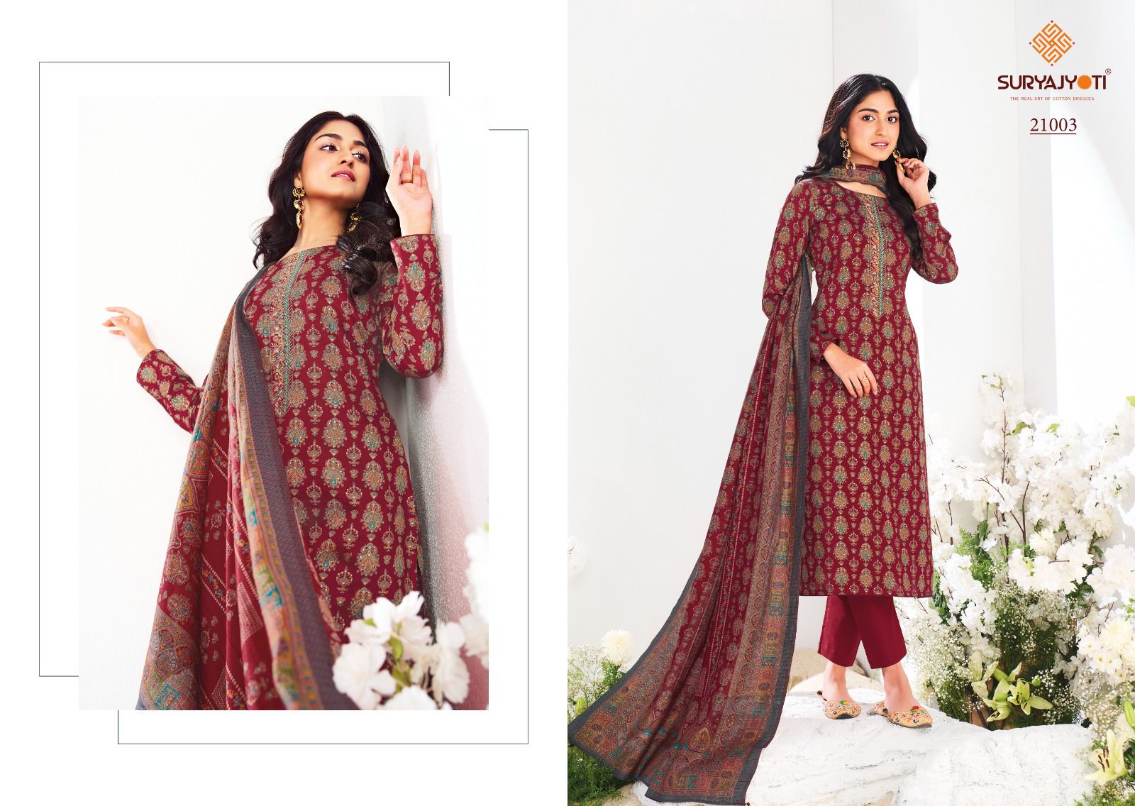 Kalki Vol 21 Suryajyoti Jaam Satin Pant Style Suits Wholesaler