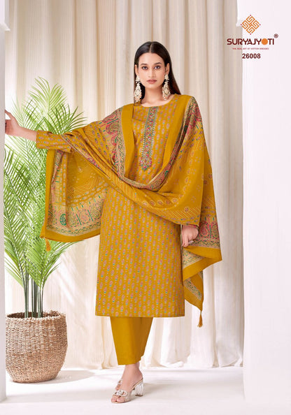 Kalki Vol 26 Suryajyoti Jam Satin Pant Style Suits Exporter India