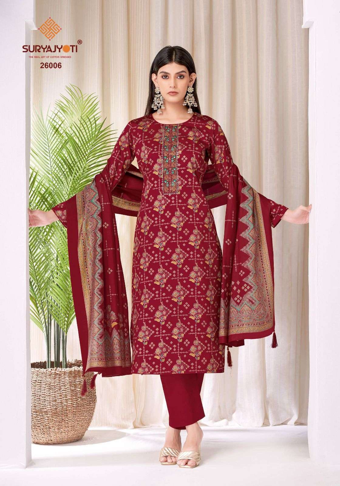 Kalki Vol 26 Suryajyoti Jam Satin Pant Style Suits Exporter India