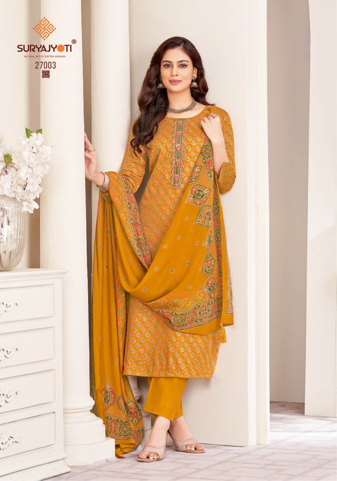 Kalki Vol 27 Suryajyoti Jaam Satin Pant Style Suits Manufacturer India