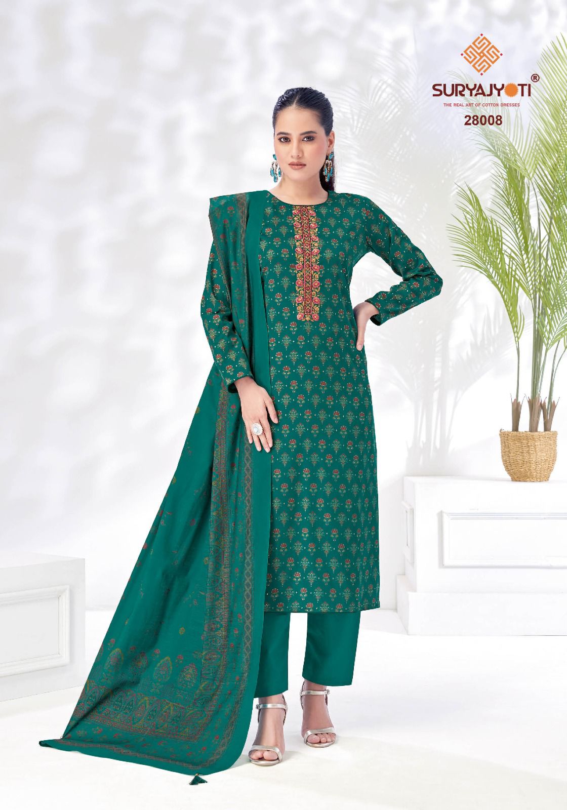 Kalki Vol 28 Suryajyoti Jam Satin Pant Style Suits Manufacturer Gujarat
