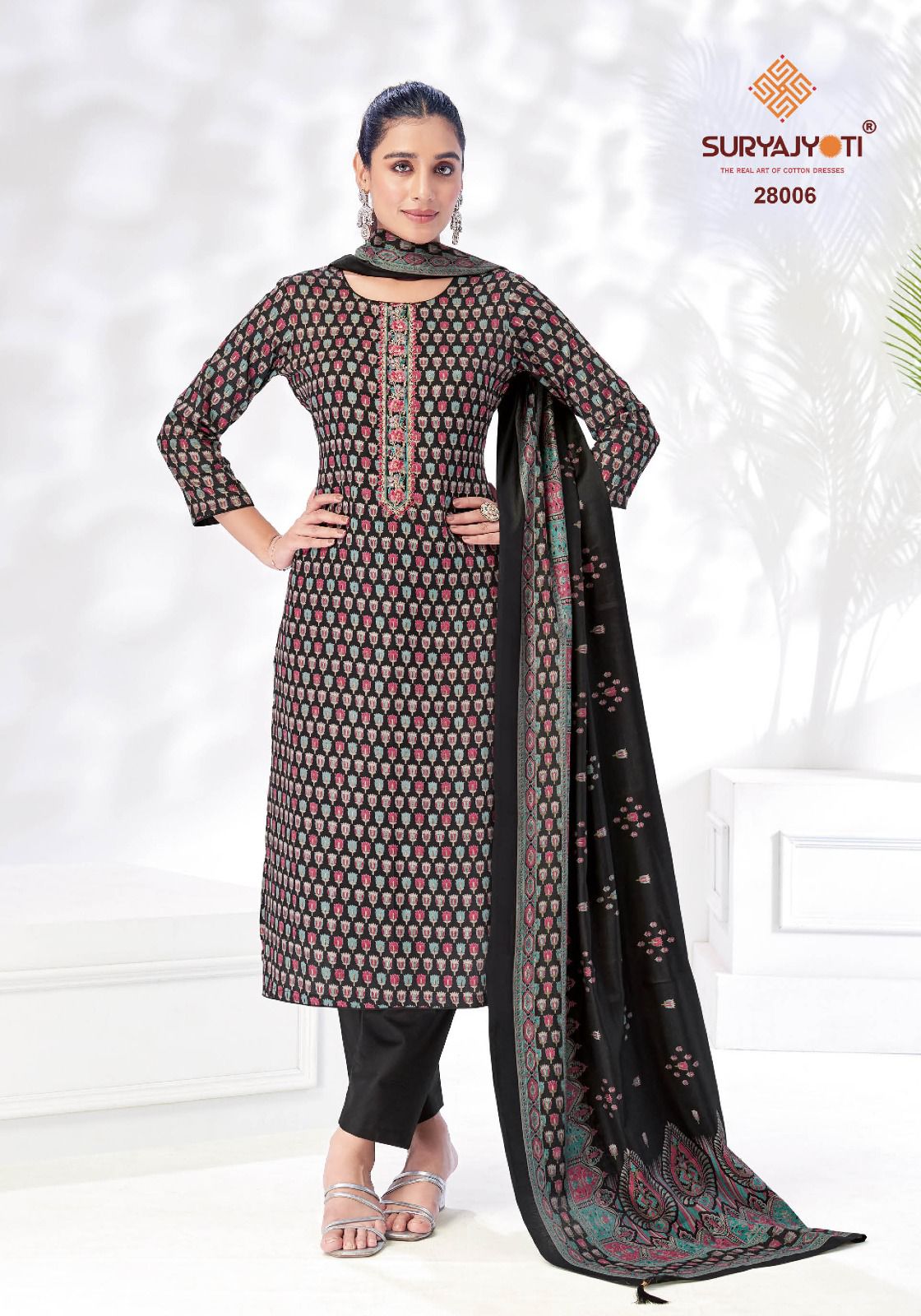 Kalki Vol 28 Suryajyoti Jam Satin Pant Style Suits Manufacturer Gujarat