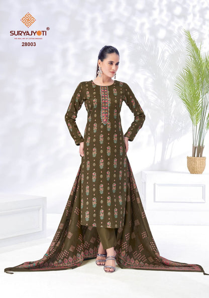 Kalki Vol 28 Suryajyoti Jam Satin Pant Style Suits Manufacturer Gujarat