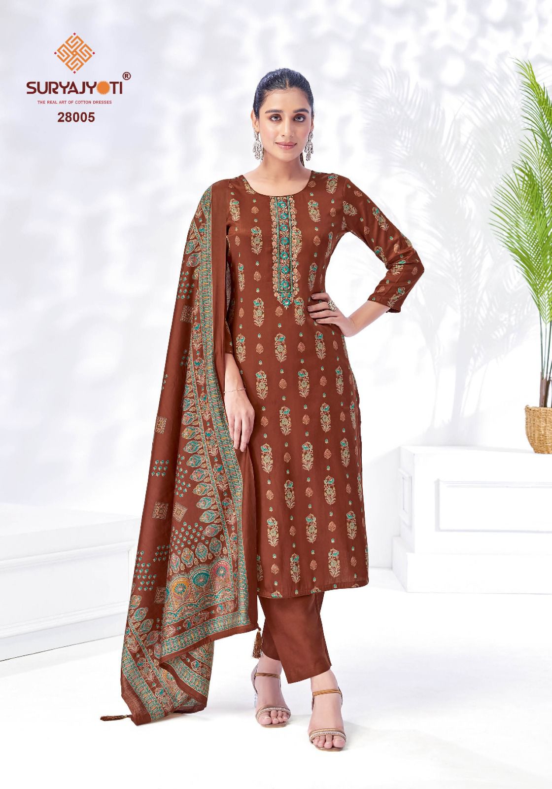Kalki Vol 28 Suryajyoti Jam Satin Pant Style Suits Manufacturer Gujarat