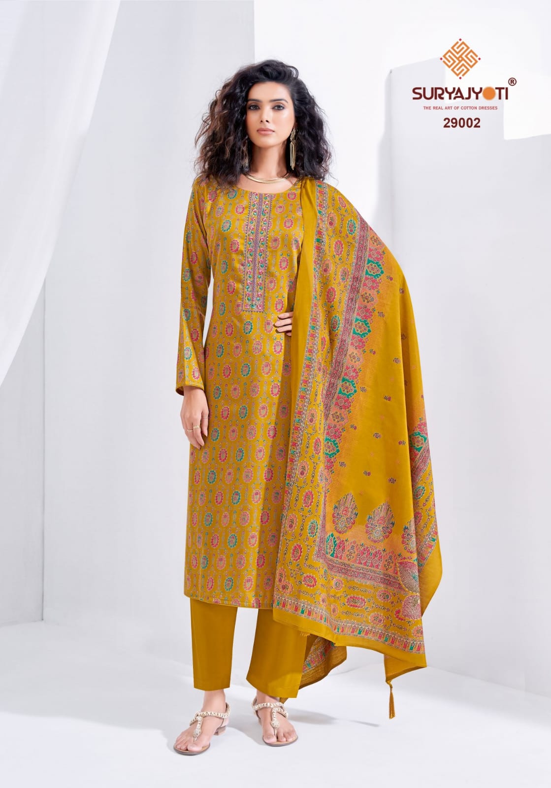 Kalki Vol 29 Suryajyoti Jaam Satin Pant Style Suits Wholesale Price