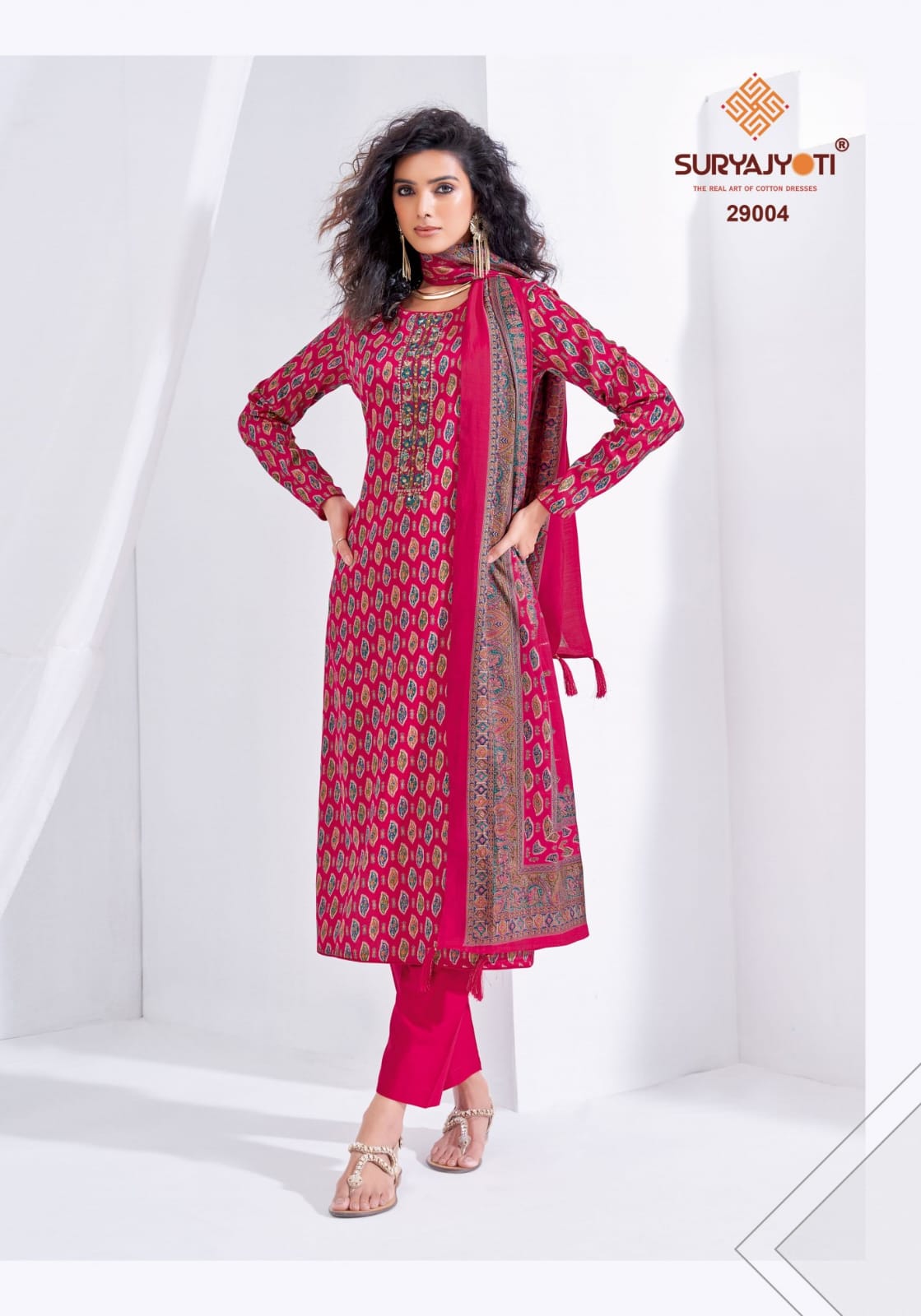 Kalki Vol 29 Suryajyoti Jaam Satin Pant Style Suits Wholesale Price