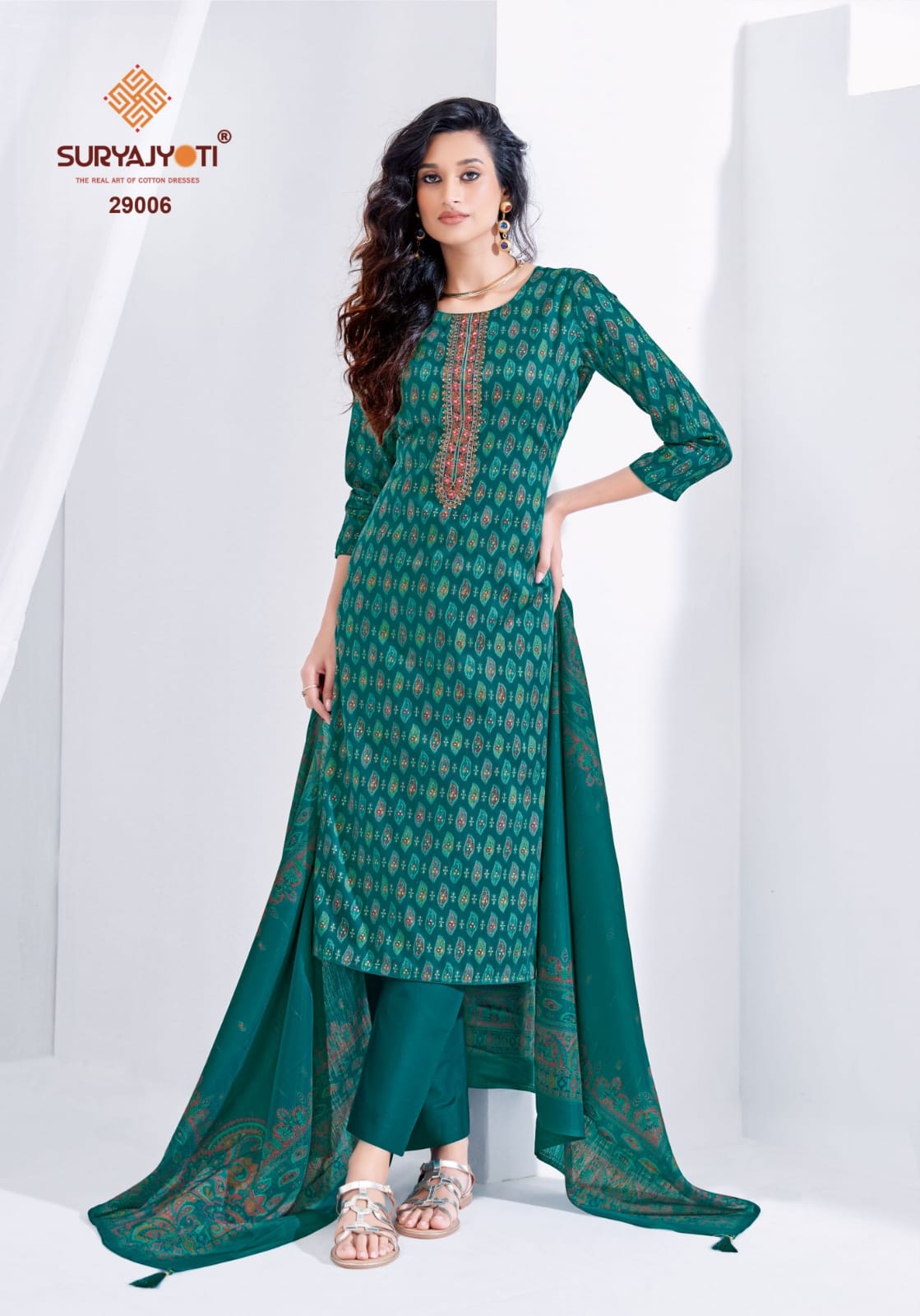 Kalki Vol 29 Suryajyoti Jaam Satin Pant Style Suits Wholesale Price