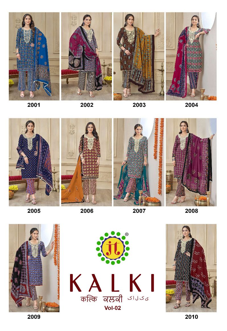 Kalki Vol 2 Jt Cotton Cotton Dress Material Manufacturer