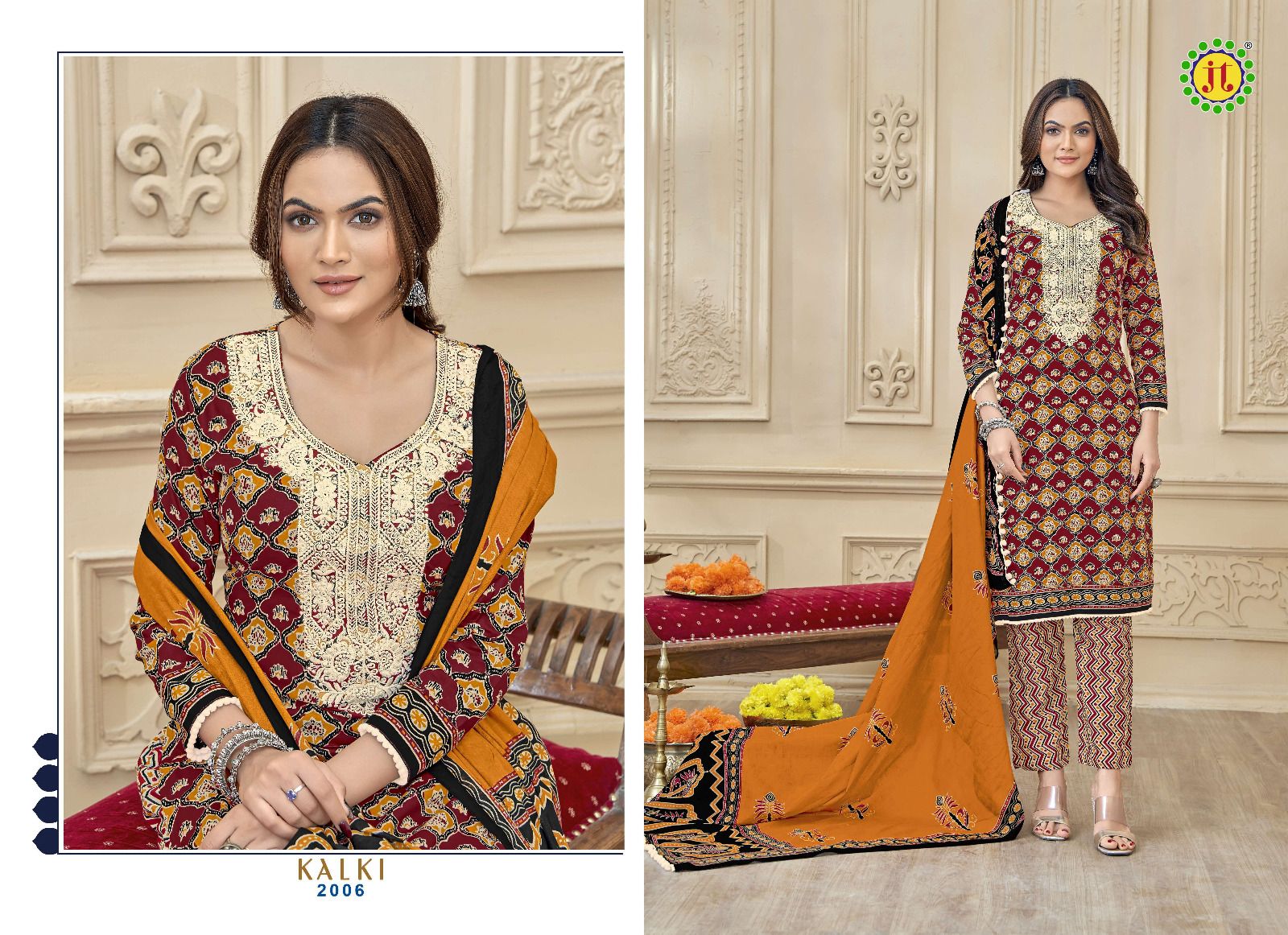 Kalki Vol 2 Jt Cotton Cotton Dress Material Manufacturer