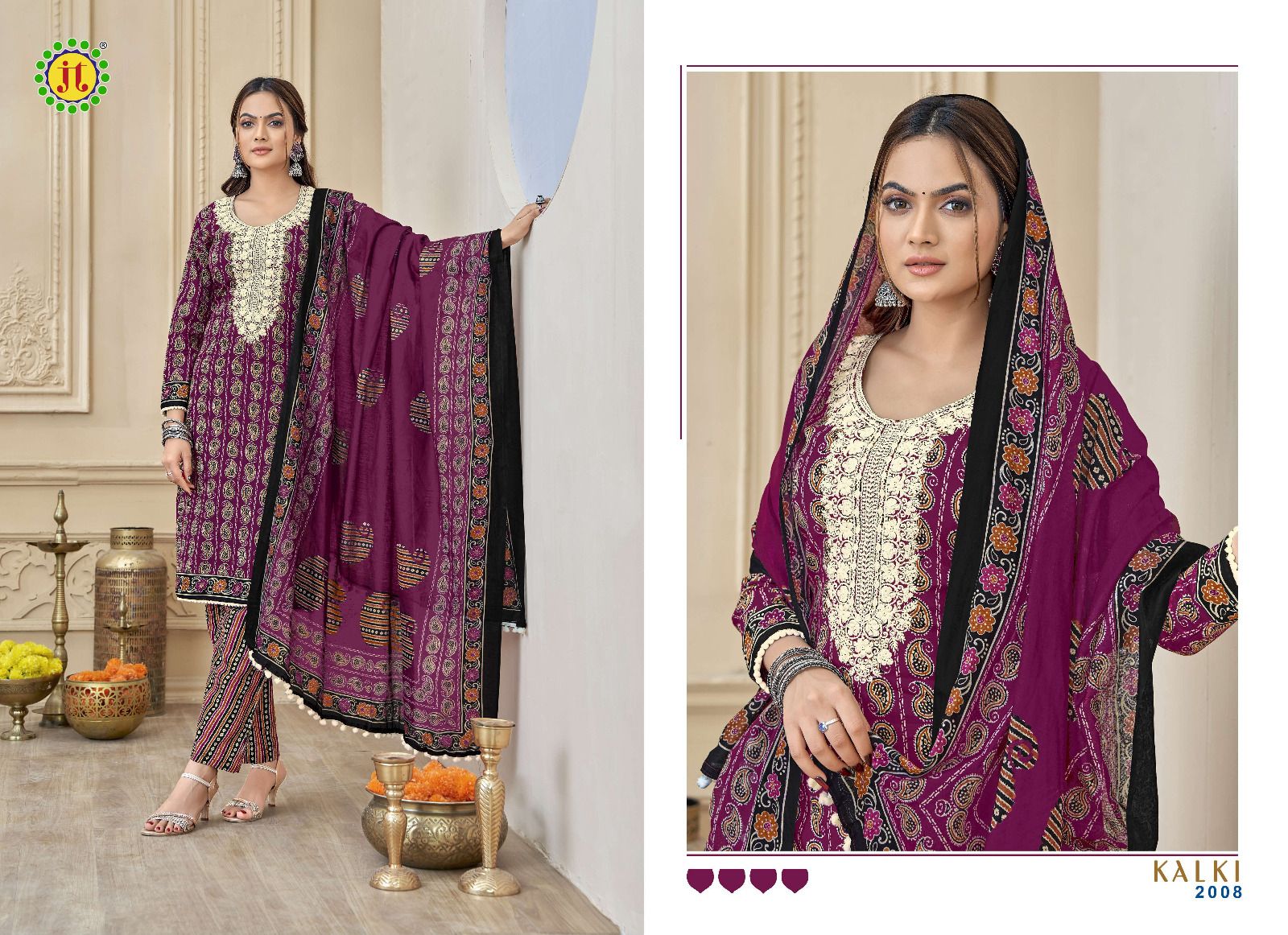 Kalki Vol 2 Jt Cotton Cotton Dress Material Manufacturer
