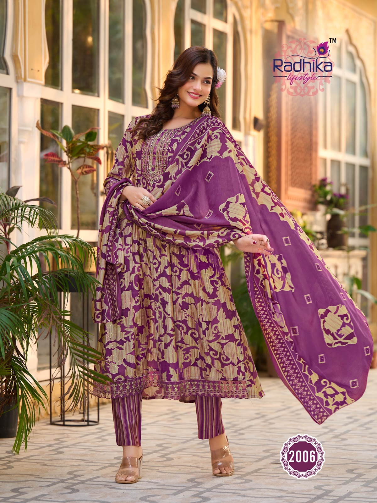 Kalki Vol 2 Radhika Lifestyle Simmer Readymade Anarkali Suits Supplier Ahmedabad