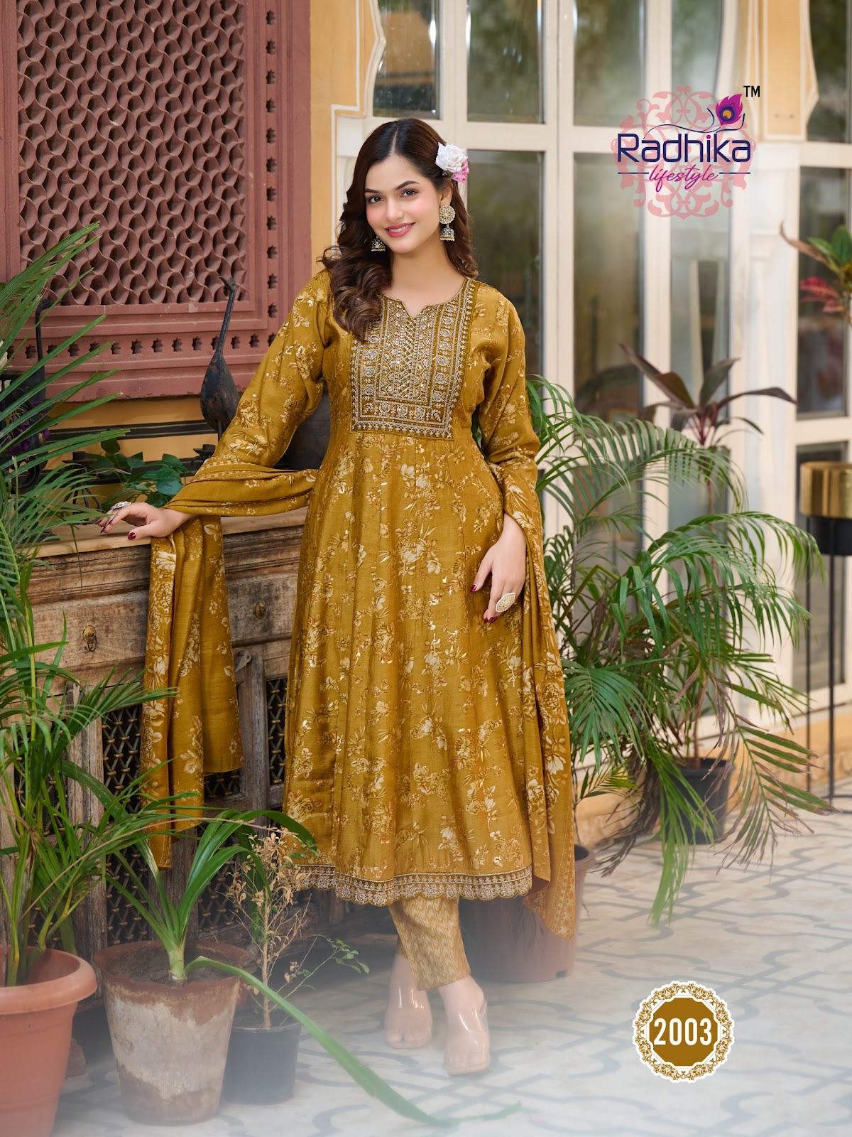 Kalki Vol 2 Radhika Lifestyle Simmer Readymade Anarkali Suits Supplier Ahmedabad