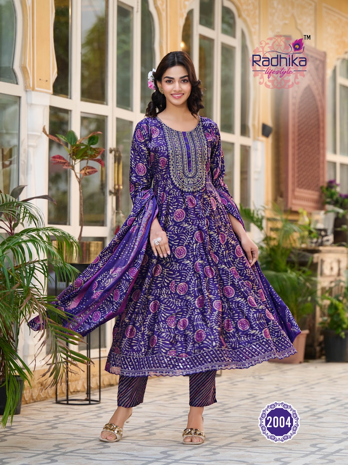 Kalki Vol 2 Radhika Lifestyle Simmer Readymade Anarkali Suits Supplier Ahmedabad