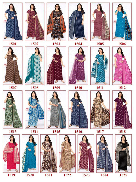 Kalki Vol 2 With Dupatta Shree Ganesh Cotton Night Gowns Exporter Gujarat