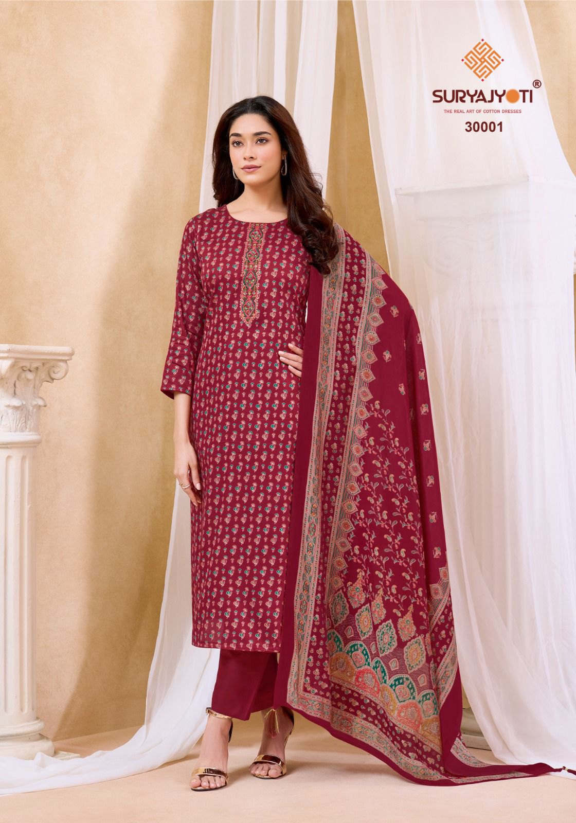 Kalki Vol 30 Suryajyoti Jam Satin Pant Style Suits Manufacturer Ahmedabad