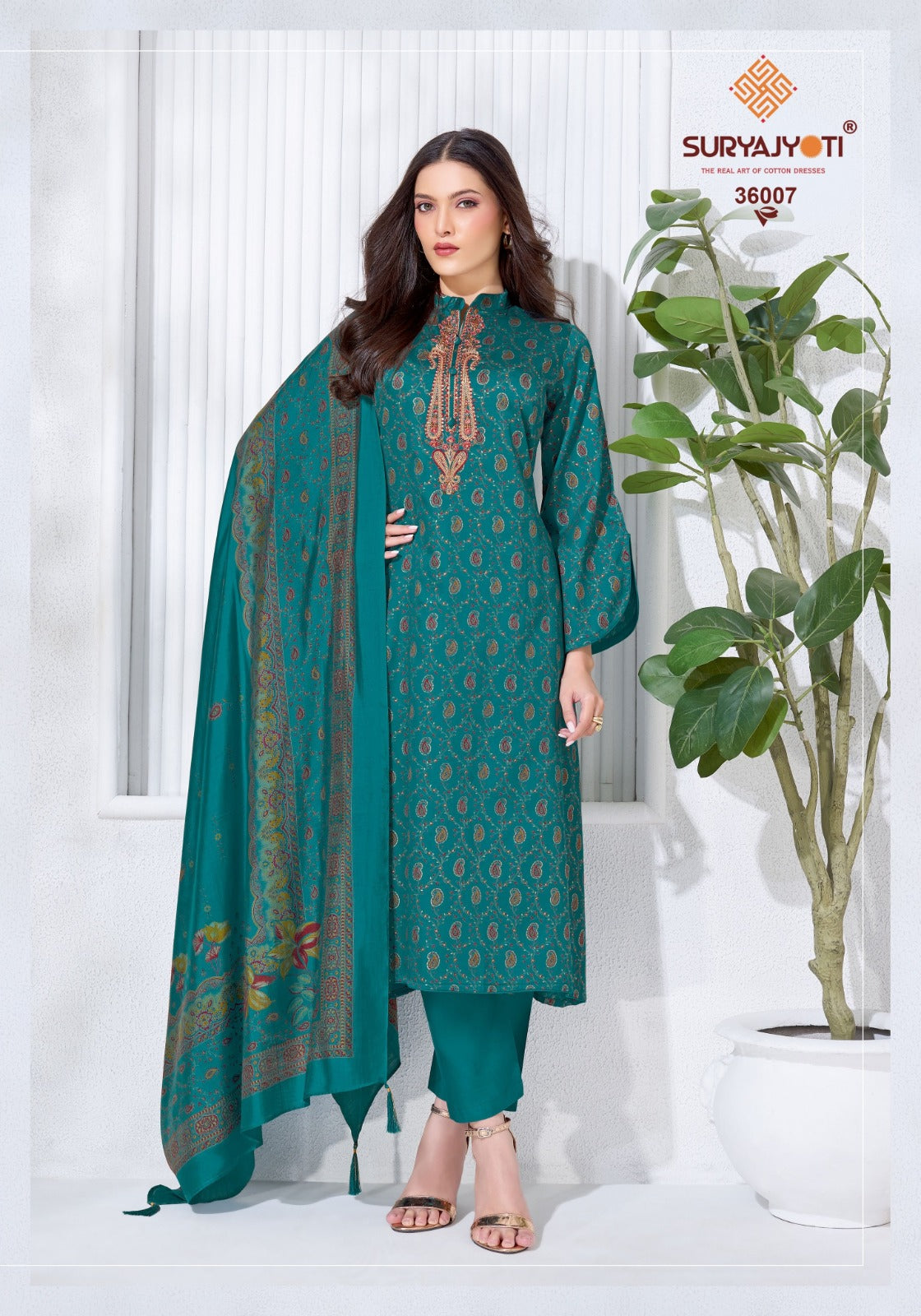 Kalki Vol 36 Suryajyoti Jam Satin Pant Style Suits Supplier Ahmedabad