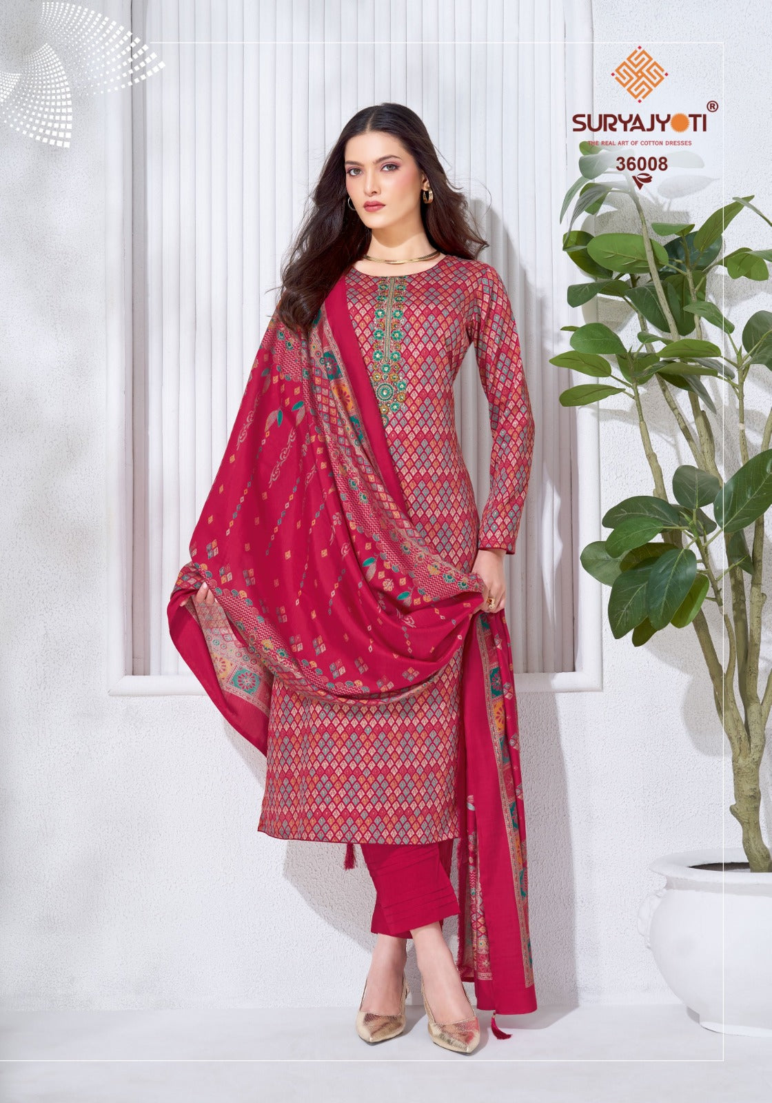 Kalki Vol 36 Suryajyoti Jam Satin Pant Style Suits Supplier Ahmedabad