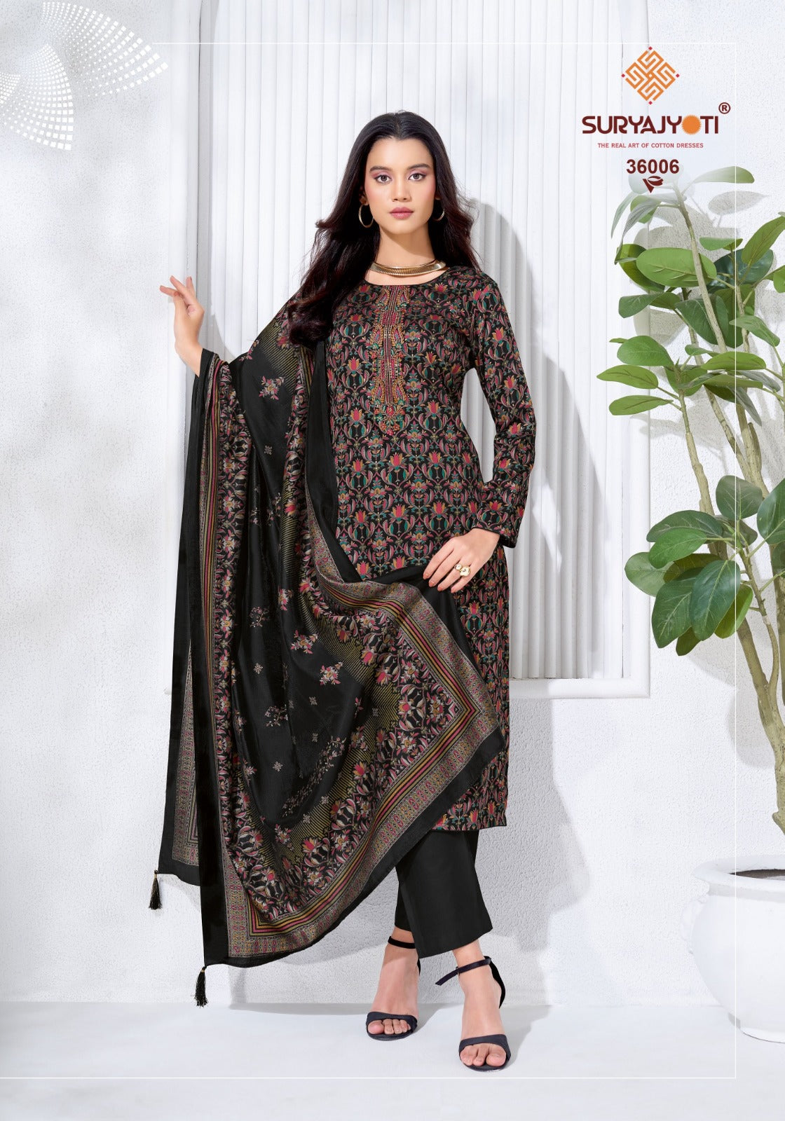 Kalki Vol 36 Suryajyoti Jam Satin Pant Style Suits Supplier Ahmedabad
