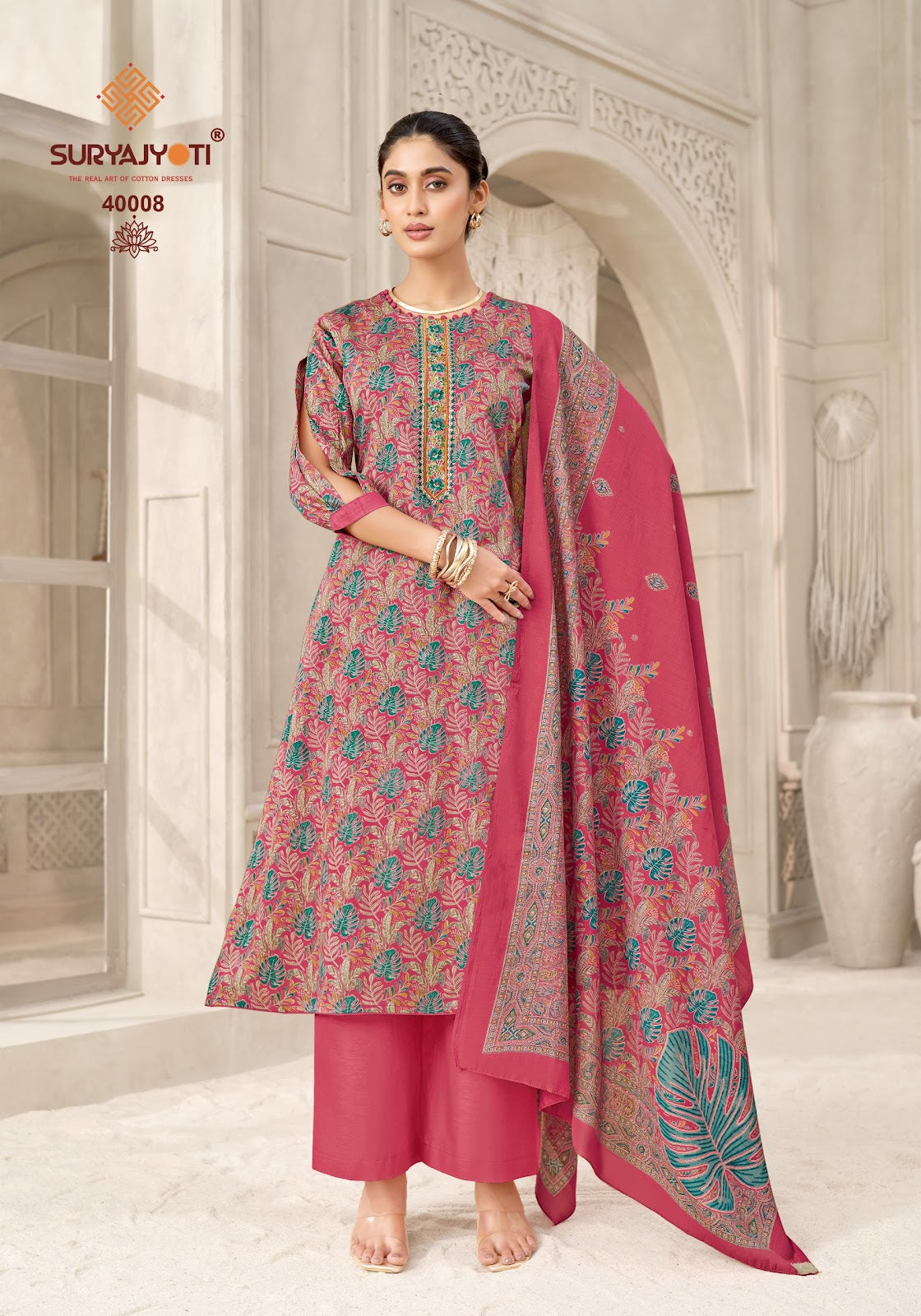 Kalki Vol 40 Suryajyoti Jaam Satin Pant Style Suits Wholesale