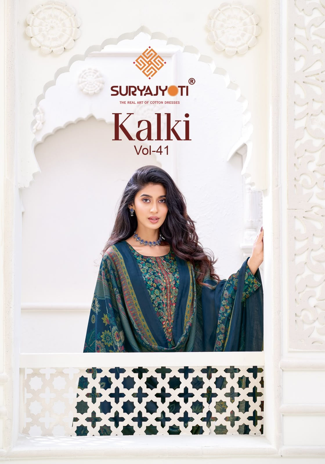 Kalki Vol 41 Suryajyoti Jaam Satin Pant Style Suits Manufacturer