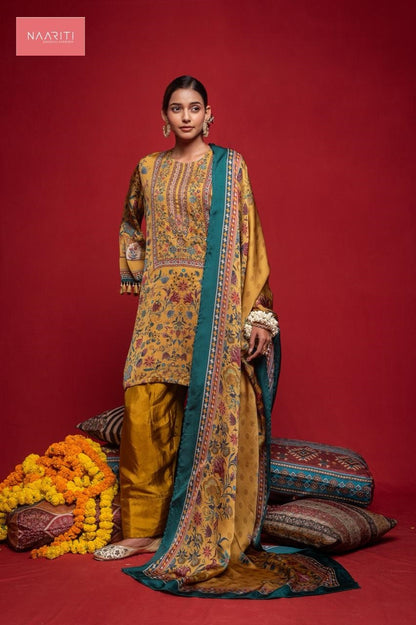 Kalori Naariti Silk Pant Style Suits Supplier Ahmedabad
