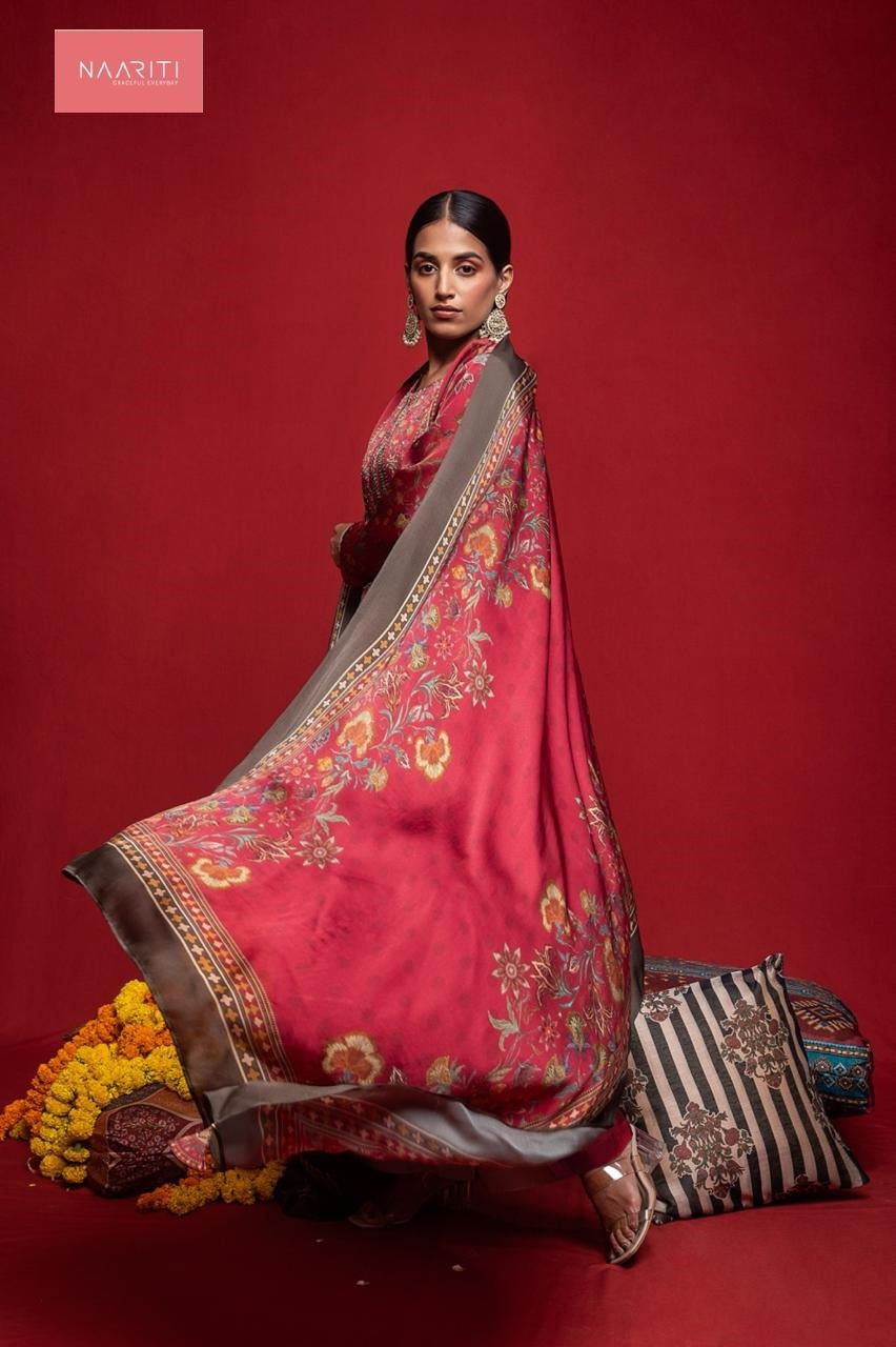 Kalori Naariti Silk Pant Style Suits Supplier Ahmedabad