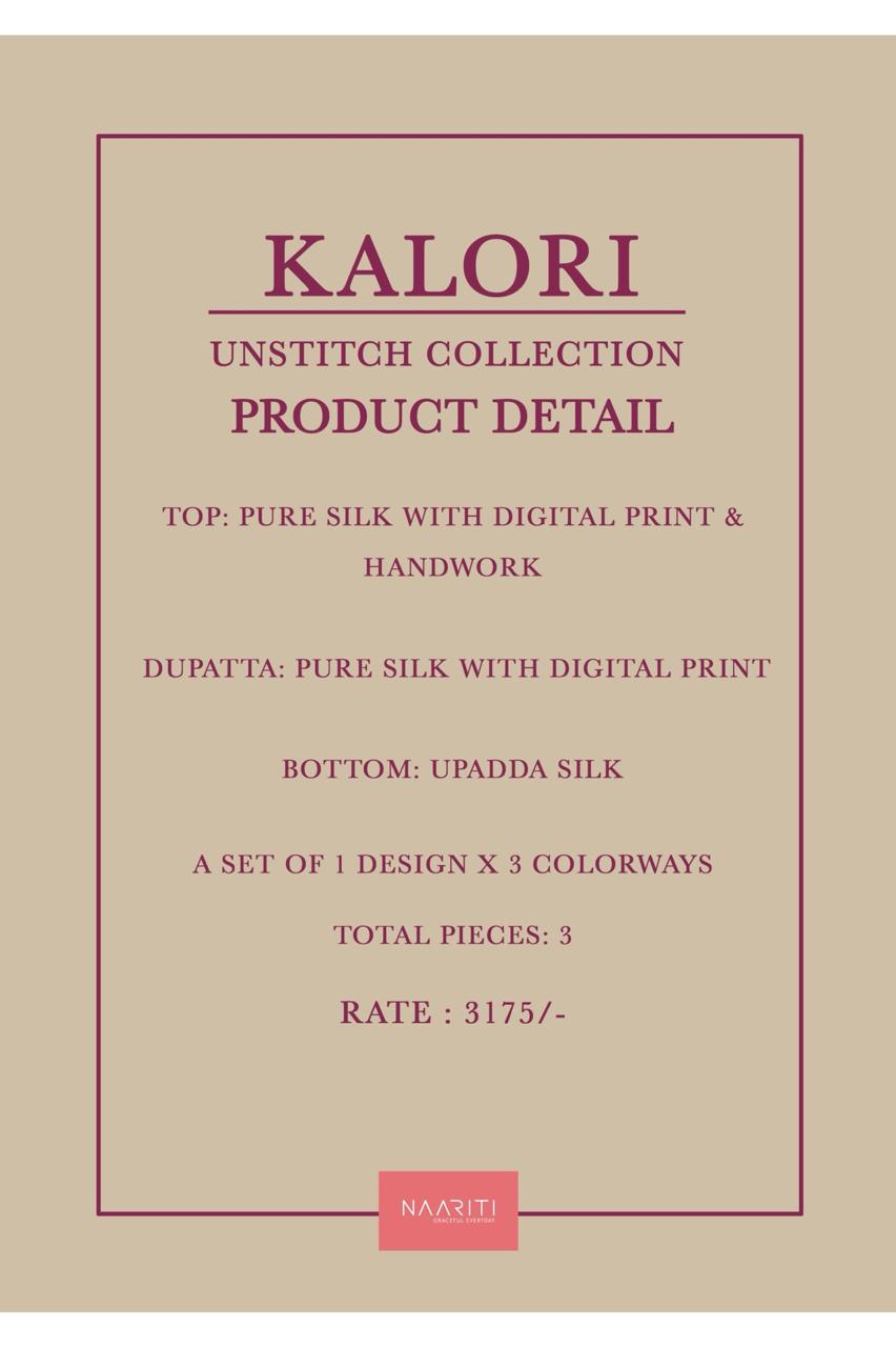 Kalori Naariti Silk Pant Style Suits Supplier Ahmedabad