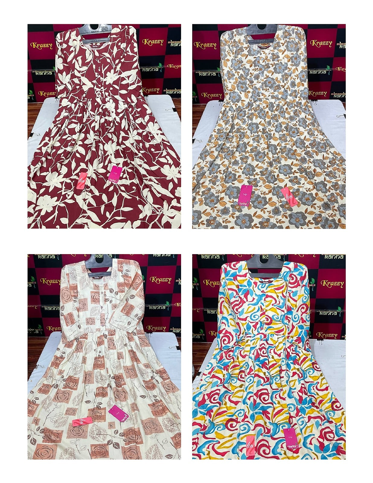 Kalpana 020925 Kanha Reyon Feeding Kurtis Manufacturer India