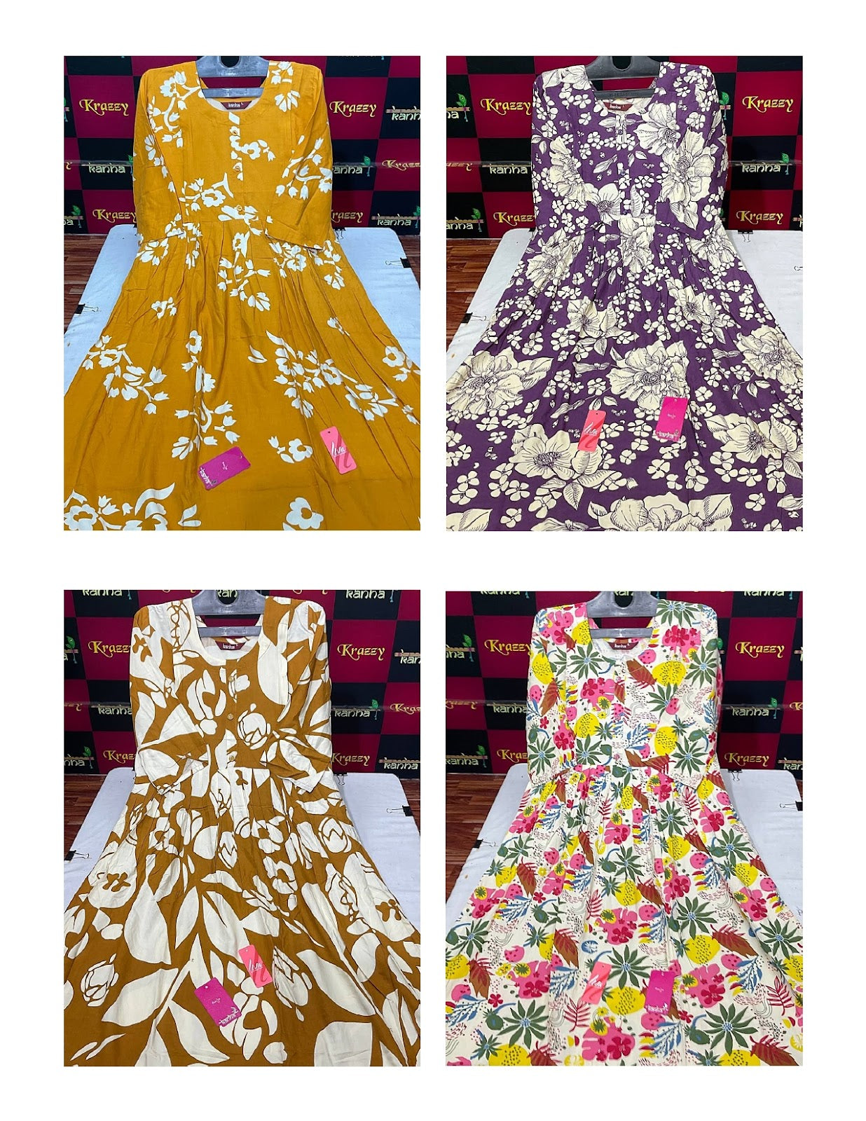 Kalpana 020925 Kanha Reyon Feeding Kurtis Manufacturer India