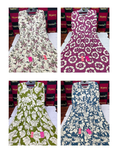 Kalpana 020925 Kanha Reyon Feeding Kurtis Manufacturer India