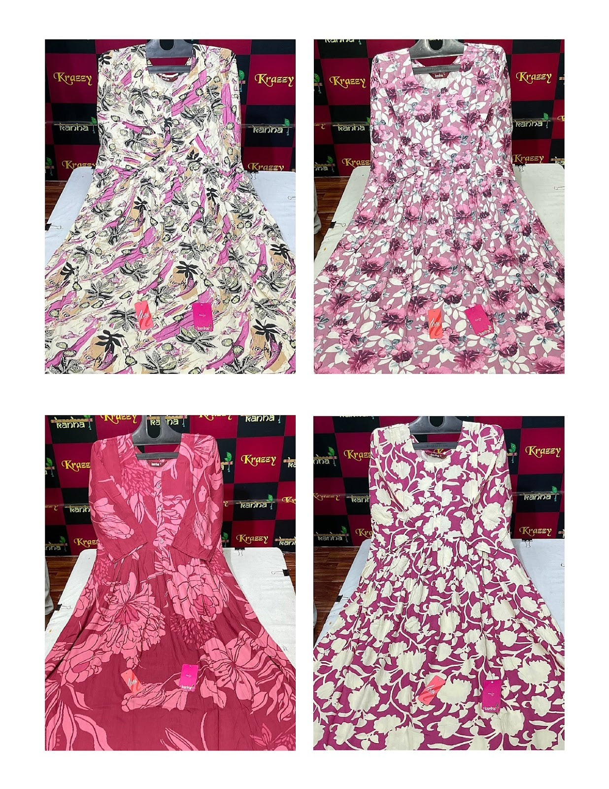 Kalpana 020925 Kanha Reyon Feeding Kurtis Manufacturer India