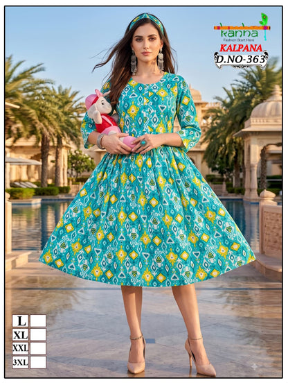 Kalpana Liva Kanha Reyon Feeding Kurtis Wholesaler Ahmedabad